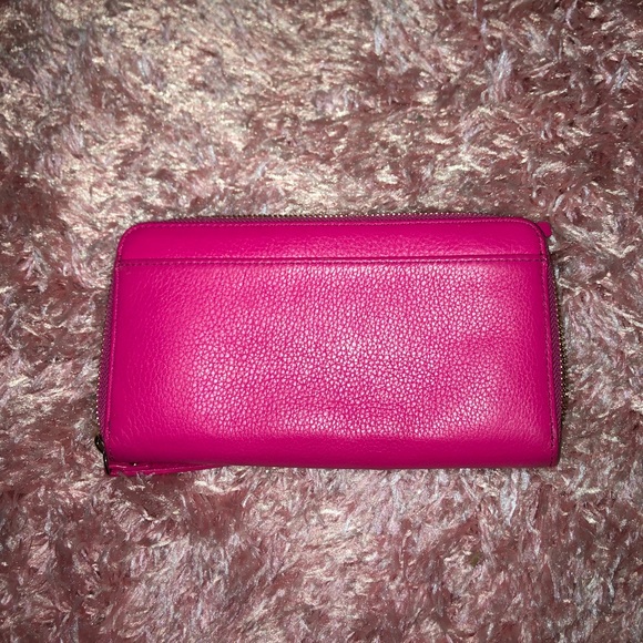 Pink Kate Spade Zip Wallet - Picture 4 of 6